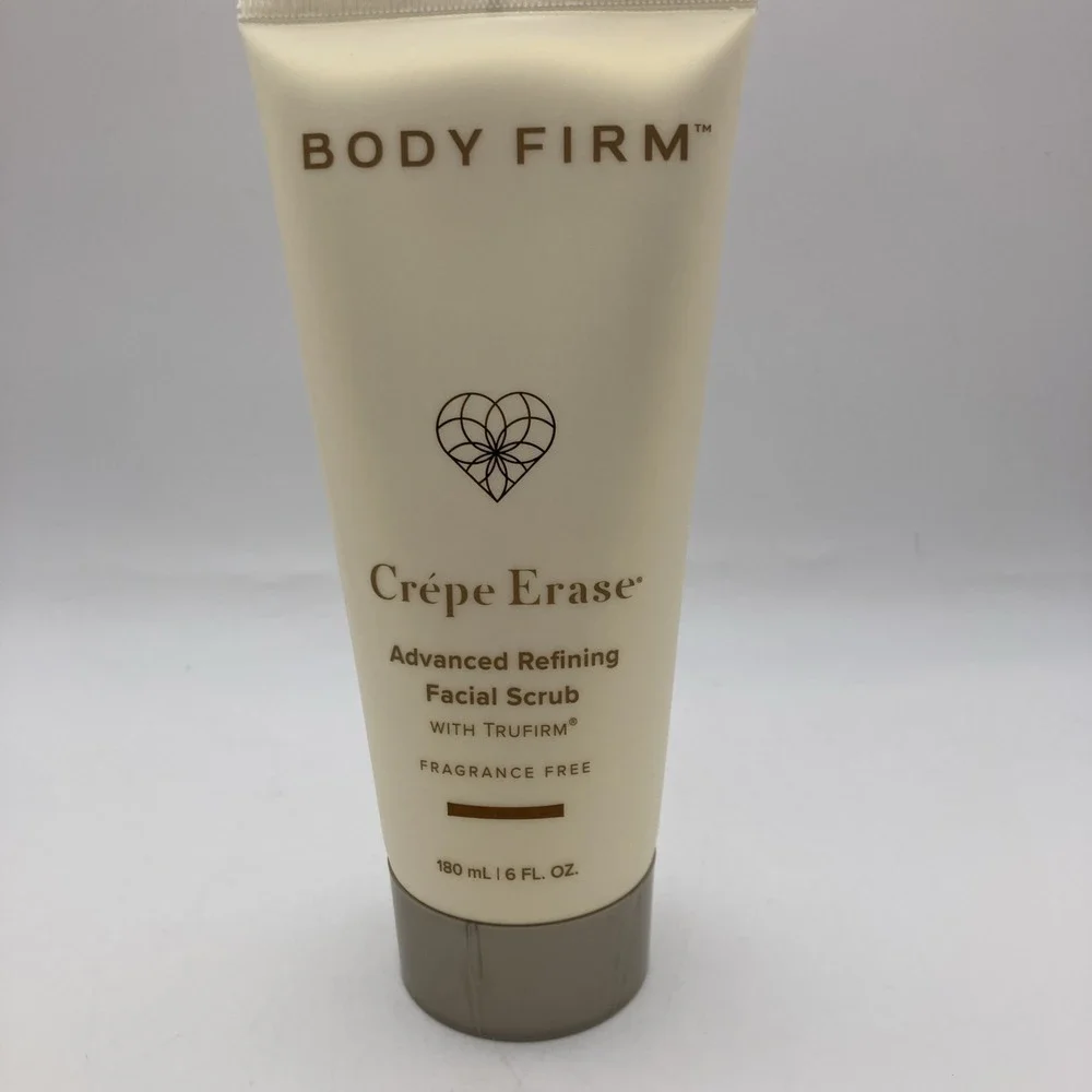 🧖 BODY FIRM Refining Facial Scrub TRUFIRM – Fragrance-Free 6oz | NEW